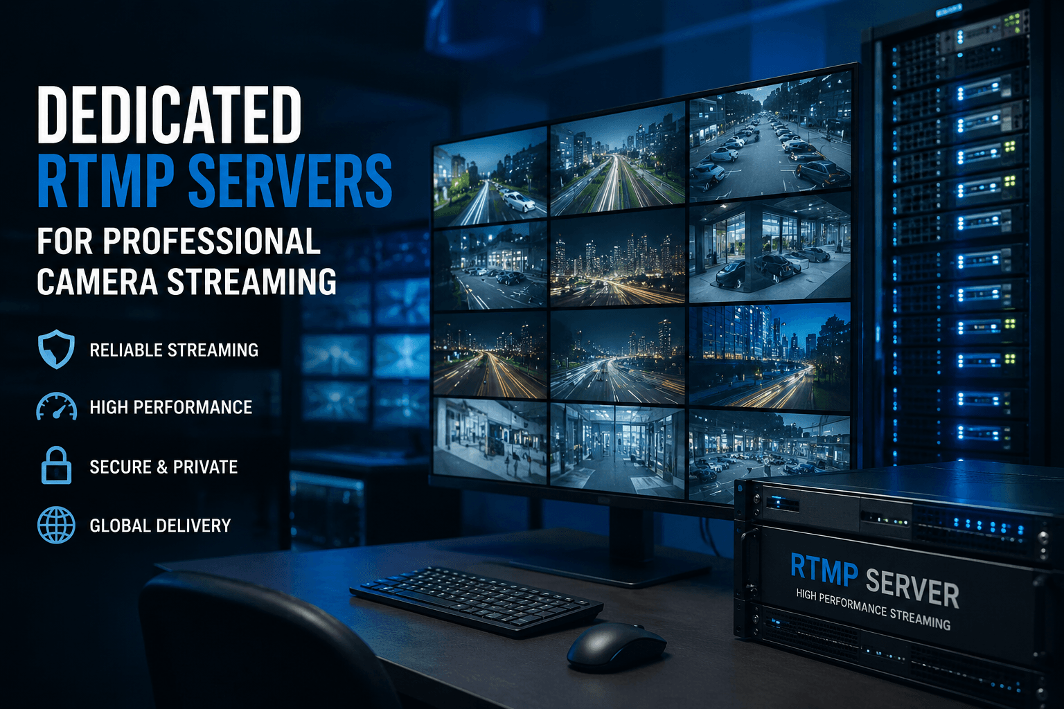 Unlock the Power of Professional Streaming with Our Dedicated RTMP Servers